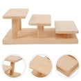 thumbnail image 6 of DRAFIDEEP Display Stand Wood Assorted Color Vendor Show 1Pack 7.7X6.5X3.2In, 6 of 8