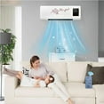 thumbnail image 4 of 8000 BTU Wall-Mount Air Conditioners 10000 BTU, Energy Efficient Room Air Conditioning, AC Unit Cools Up to 550 Sq.Ft. with Remote Control, Cooling/Heating, Dehumidifier and Fan, White, 4 of 9