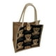 thumbnail image 5 of Bolsa de almuerzo de lino estilo japonés, resistente, portátil y ligera, para guardar alimentos. negro, 5 of 8