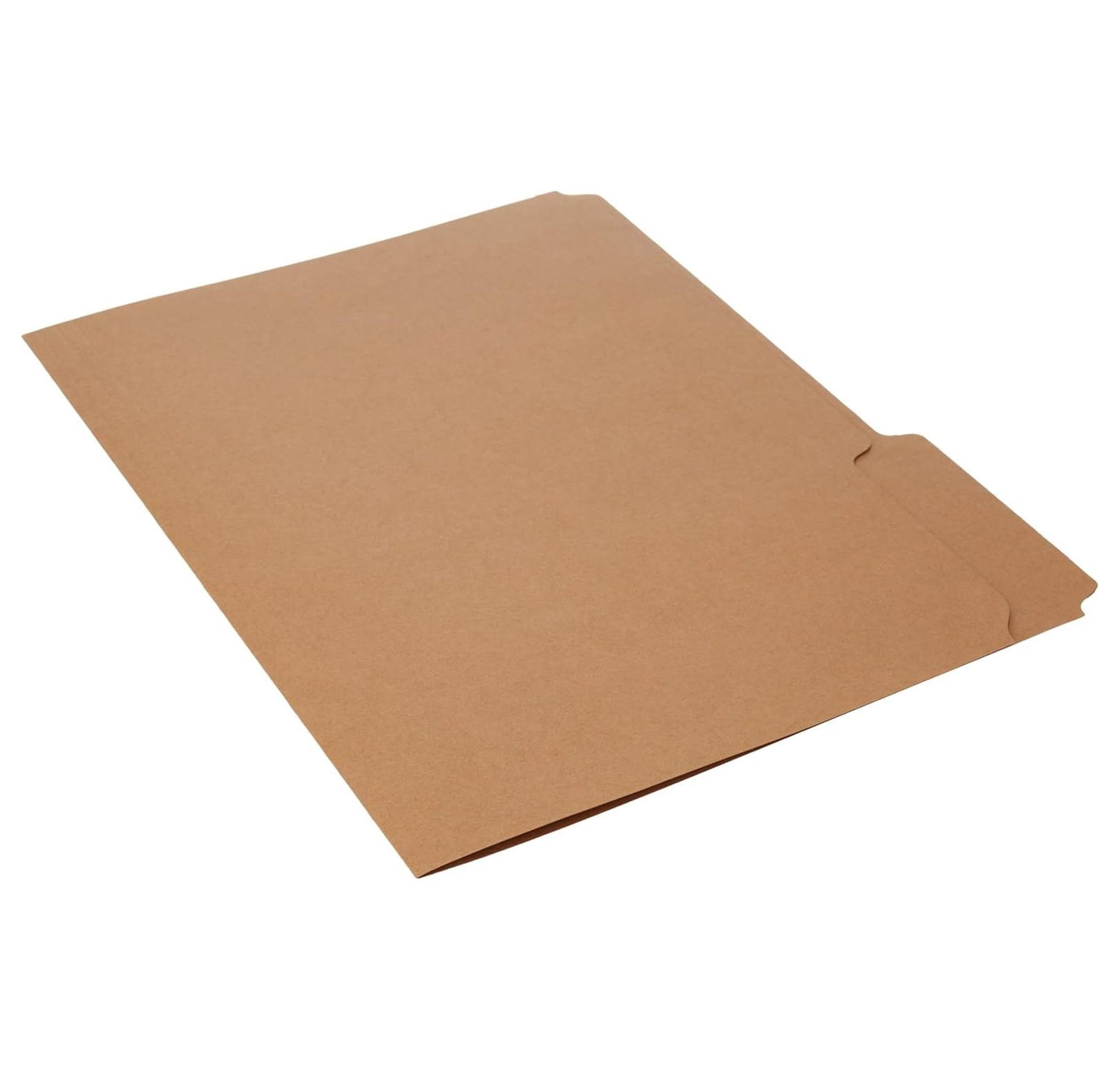 RK15213 Two-Ply Dark File Folders, 1/3 Cut Top Tab, Letter, Brown (Box of 100)
