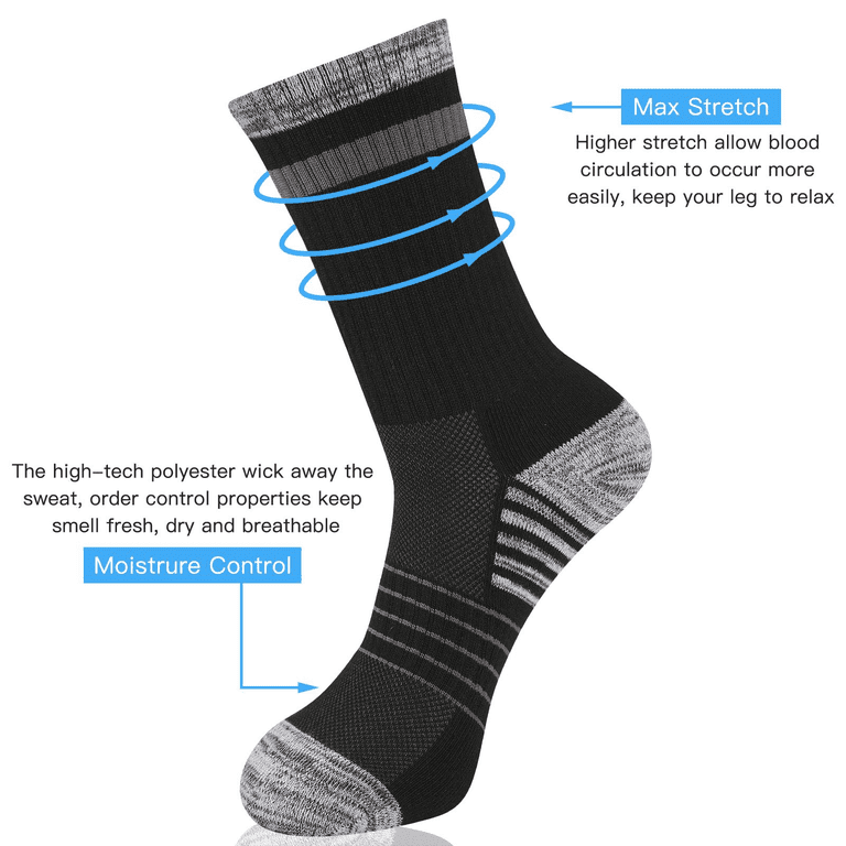 Cooplus Men's Lightweight Crew Socks 12-Pack photo 2