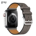 thumbnail image 2 of LEIXIUER Compatible with Apple Watch Leather Band 45mm 44mm 40mm 49mm 41mm 38mm 42mm for Adjustable Calfskin Leather Watch Stap Quick Release Wristbands for iWatch Series Ultra SE 8 7 6 5 4 3 2 1, 2 of 5