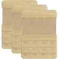 thumbnail image 1 of GFDYREE 4 Hook Bra Extender, Stretchy Soft and Comfortable Bra Strap Extension(Beige 3pcs), 1 of 4