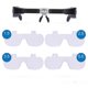 thumbnail image 2 of Headband Magnifier Rechargeable Magnifying Glass with LED Light Hands Free Magnifying Glass for Reading Interchangeable 1.5X 2.5X 3.5X 5X Magnificatio, 2 of 4