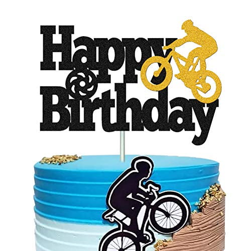 30 UNCUT EDIBLE WAFER CUP CAKE TOPPERS BIKE BICYCLE CYCLING ENTHUSIAST 