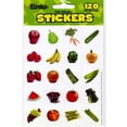 thumbnail image 1 of Fruits & Vegetables Theme Stickers, Pack Of 120, 1 of 1