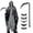Grey cloak, variant on Forfamy Grim Reaper Costume , Halloween Cloak Black Hooded Cape with Accessories Reaper Scythe Skeleton Gloves Skull Face Mask Reaper Robe Halloween Party Dress Outfit Cosplay