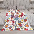 thumbnail image 5 of Christmas Nutcracker Tree Horse Flannel Fleece Throw Blanket Winter Xmas 50x60 Inches Soft Blanket for Couch,Cozy,Warm,Lightweight, 5 of 6