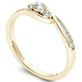 thumbnail image 2 of 1/5 Carat T.W. Diamond Bypass Three-Stone 10kt Yellow Gold Engagement Ring, 2 of 5