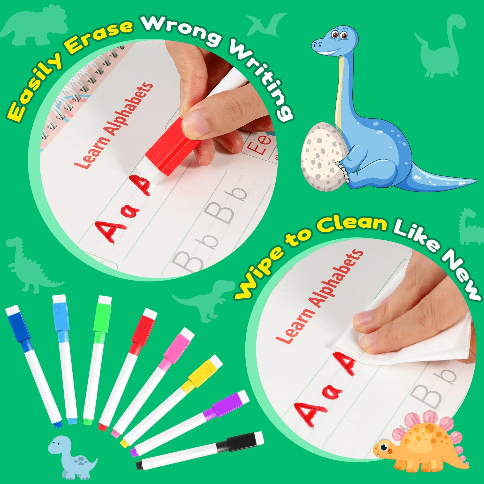 Toddler Preschool Learning Busy Book, 32 Themes Montessori Activities Workbook Education Toy, Kindergarten, Children's Day, Christmas