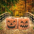 thumbnail image 2 of Opolski 2Pcs Large Capacity Pumpkin Halloween Trash Pouch Plastic Courtyard Leaf Bags, 2 of 7