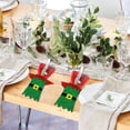 thumbnail image 4 of Ramiter Christmas Mini Fork Cutlery Bag Tableware Kitchen Decoration Table Decor Set For Party Dinner Daily Use Of Holiday Decorative Small round Dining Table Set for 4, 4 of 5