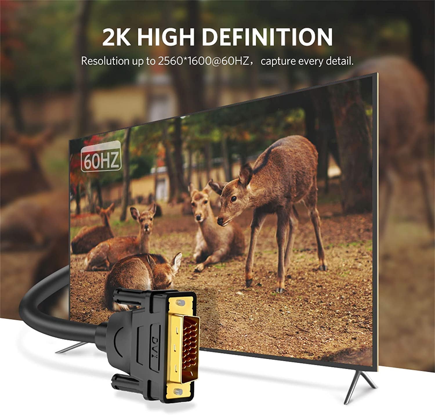 10' DVI-D Video Cable Black
