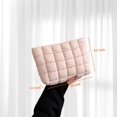 thumbnail image 5 of Puffy Quilted Makeup Bag for Women, Cosmetic Bag, Travel Toiletry Organizer Pouch Clutch, 5 of 6