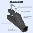 thumbnail image 1 of 2" Clamp on Trailer Hitch Receiver for Tractor Bucket Ball Mount Adapter Compatible with Deere, 1 of 9