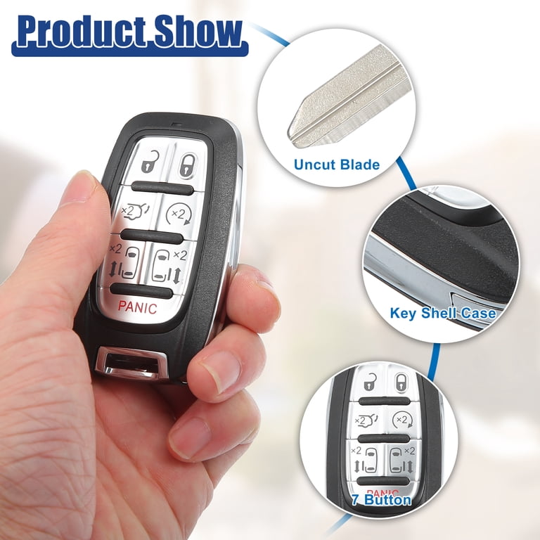 Replacement Key Fob Remote For 2017-2024 Chrysler Pacifica & Voyager - M3N-97395900 3-Button 434MHz 2 thumbnail image