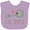 Lavender, variant on Inktastic Lil Bro Matching Elephant Boys Baby Bib