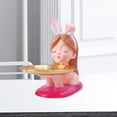 thumbnail image 3 of Bandeja de almacenamiento con forma de figura de niña moderna, organizador de joyas, anillos y manualidades. Rosado, 3 of 6