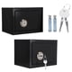 thumbnail image 4 of Caja Fuerte Con Cerradura Con Llave, Caja De Seguridad De Acero, Cajas Pequeñas Para Guardar Dinero, Joyas En Efectivo Utilizadas En El Hogar, Oficina, Habitaciones De Hotel,, 4 of 7
