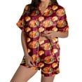 thumbnail image 2 of Womens Pajama Sets – Lounge Sets for Women with Functional Tops Ladies' Thanksgiving Turkey Print Pajama Shorts Set 2024, 2 of 5