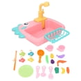 thumbnail image 1 of Juego de Fregadero Juguete de Lavavajillas con Agua Corriente y Patrón de Dinosaurio ANGGREK, 1 of 8