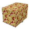 thumbnail image 1 of Rowan Dog Crate Cover, Juicy Ripe Fruits Leafage Berries and Foliage Rural Nature Print, Easy to Use Pet Kennel Cover for Medium Large Dogs, 35" x 23" x 27", Mustard Vermilion White, by Ambesonne, 1 of 6