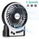 thumbnail image 1 of Mini Ventilador De Mesa, Ventilador De Escritorio Personal USB Batería Recargable Portátil Silencioso 2600mAh 3 Velocidades Viento Potente para Cocina Hogar Viajes Picnic-Negro oso de fresa Electrónica, 1 of 5