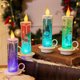 thumbnail image 1 of Vela navideña Homerr Vela festiva Velas navideñas pequeñas Luces electrónicas LED Patrones lindos Decoraciones de escritorio, 1 of 8