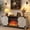 Red Oak & White, variant on Manxile Mid Century Modern TV Console for Living Room Bedroom, Wood Entertainment Center with Storage and Shelves, Walnut