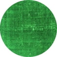 thumbnail image 1 of Ahgly Company Indoor Round Oriental Green Industrial Area Rugs, 4' Round, 1 of 4