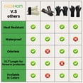 thumbnail image 2 of Guantes para asar GEEKHOM, resistentes al calor, guantes de horno, color beige, 2 of 8