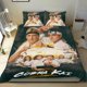 thumbnail image 1 of Cobra Kai Conjunto de sábanas temático, trío de piezas, cómodo y amigable con la piel, diseño único, regalo de decoración para el hogar para familiares, amigos y fans, 90 cm * 190 cm, 1 of 6