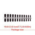 thumbnail image 3 of 1 Set on Nails Medium Length Files Stick Full Cover Wraps Art Decals Artificial Beauty Tool Manicure Kit Decorations 12, 3 of 6
