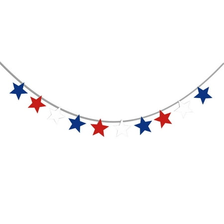 

HIBRO Twin Gender Reveal Decorations Fourth Of July Decorations Hanging Shiny Decorations Patriotic Party Decor Independence Day Hanging