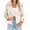 Light khaki, variant on Double Breasted Women Solid Color Casual Crop Trench Coat Lady Office Jacket with Pocket