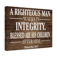 thumbnail image 4 of Scripture Walls  Righteous Man Proverbs 20:7   Scripture Bible Verse Canvas Christian Wall Art Ready to Hang Unframed, 4 of 7
