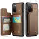 thumbnail image 1 of Funda para Samsung Galaxy S20 con tarjetero, funda tipo cartera para hombre y mujer con bloqueo RFID, funda de piel resistente con cierre magnético y función atril, a prueba de golpes, 1 of 10