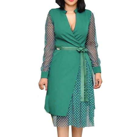 

LWZWM Casual Dresses for Women Princess Dress Letter Color Matching Flared Sleeve Mid-length Plus Size Dress Nightgown Dress Lounge Dress Holiday Dress Goddess Dress Dates Dress