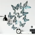 thumbnail image 3 of 3D Color Stereo Butterfly Personality Creative Living Room Bedroom Wall Stickers, 3 of 7