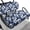 Blue Floral Print, variant on Pzuqiu 2-Piece Haiti Flag Golf Cart Seat Covers | Breathable Washable Universal Fit for Most 2-Seater Golf Carts