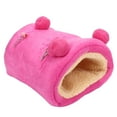 thumbnail image 1 of Easy To Install Hamster House, Hamster , Warm Hammock Squirrels Hamsters Rose Red, 1 of 8