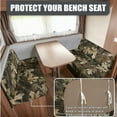 thumbnail image 2 of XYZCANDO Camouflage Leaf Print RV Dinette Cushion Covers Camper Accessories for Inside Couch Cushion Slipcovers Loveseat Slipcovers for Travel Couch (2 Backrest Cover & 2 Bench Cover), 2 of 6