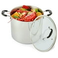 thumbnail image 6 of T-fal Specialty Stainless Steel, Stock Pot, 12 Quart, Glass Lid, Silver, 6 of 6