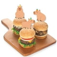 thumbnail image 3 of Big Dot of Happiness Capy Birthday - Dessert Cupcake Toppers - Capybara Party Clear Treat Picks - Set of 24, 3 of 8