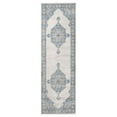 thumbnail image 2 of BNM Modern Medallion Indoor Runner Rug, 2' 7" x 6', Cream-Blue, 2 of 6