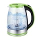 thumbnail image 4 of Hervidor de agua de acero inoxidable de vidrio de borosilicato de alta calidad, hervidor eléctrico de regalo rápido, 4 of 6