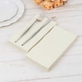 thumbnail image 6 of Balsa Circle 50 Ivory Plain Soft 2 Ply Dinner Table Cocktail Paper Napkins Party Events Reception Decorations, 6 of 8