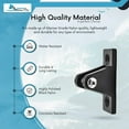 thumbnail image 4 of MARINE CITY Bimini Top Deck Hinges Corrosion & Water-Resistant, 2-1/2 Inches Length, 7/8 Inches Width, Fits 1/4 Inches Bolts, for Boats, Yachts, Ships, RVs Pack of 2, 4 of 8