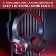 thumbnail image 4 of Wireless Over-Ear Headphones with Microphone, for Gaming and Work, Long Battery Life, Multiple Playback Modes, 4 of 9