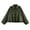 Army Green E, variant on Jackets for Women Fall Winter Balloon Long-Sleeve Bomber Jacket Women Collared Pleated Zip Up Coat Pink S